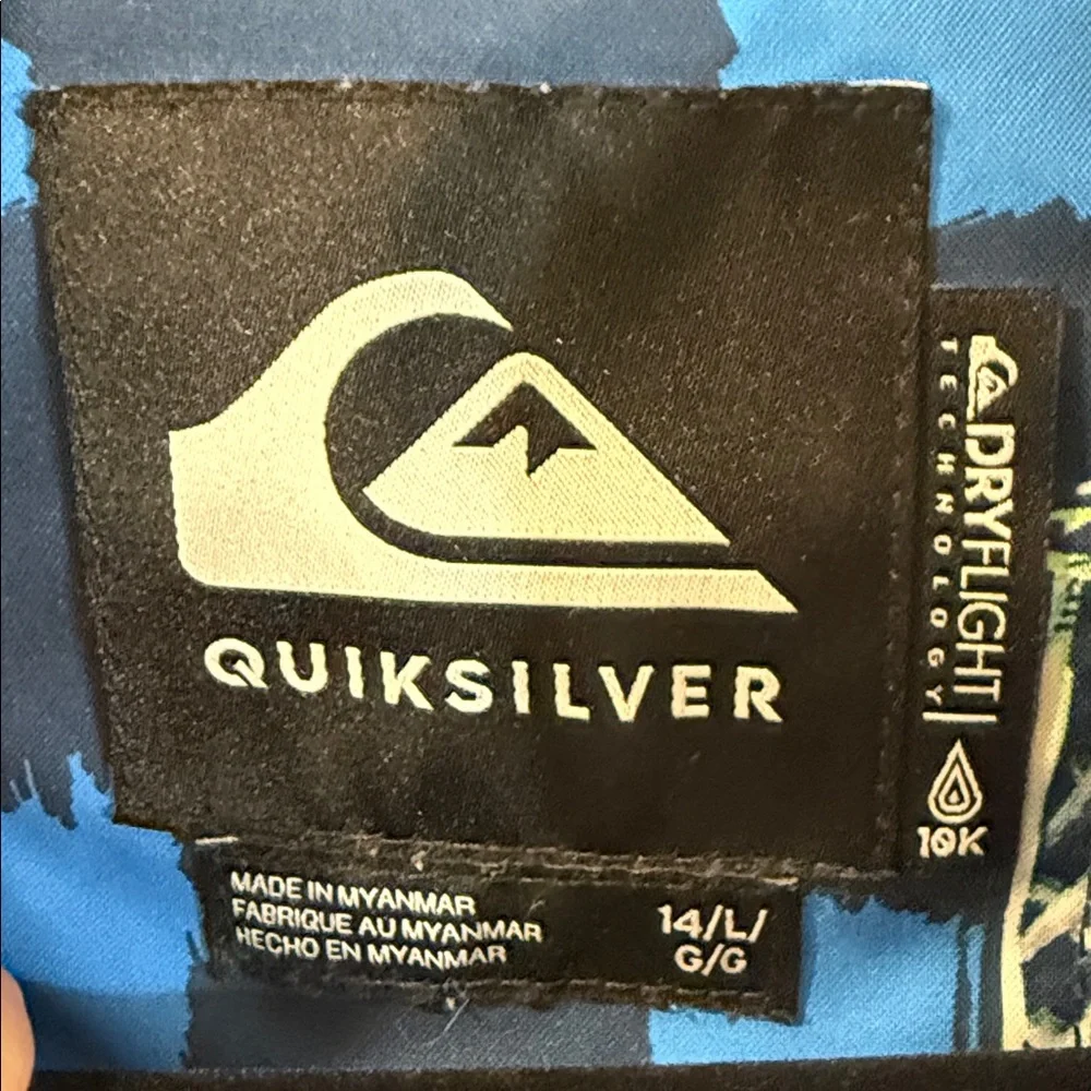 Quiksilver mission printed